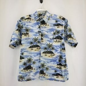 VINTAGE PIERRE CARDIN 100% Cotton Hawaiian Shirt